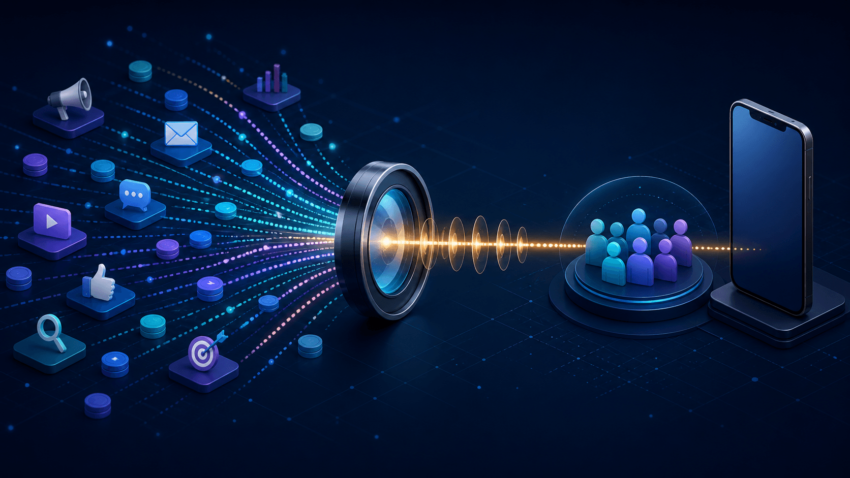 A focused mobile campaign directs resources toward one high-value audience segment