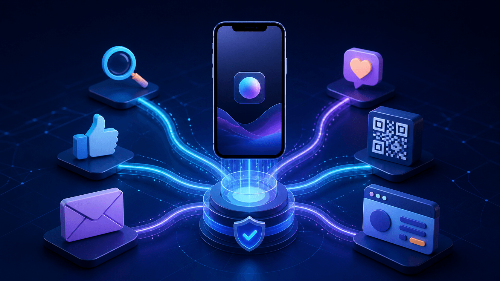 Connected mobile marketing channels feeding one privacy-aware measurement system