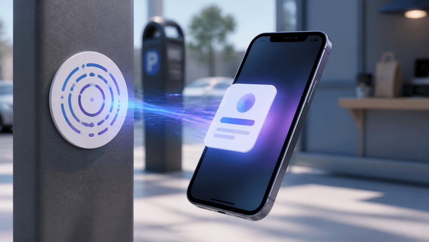 An iPhone launching a lightweight app experience from a physical code