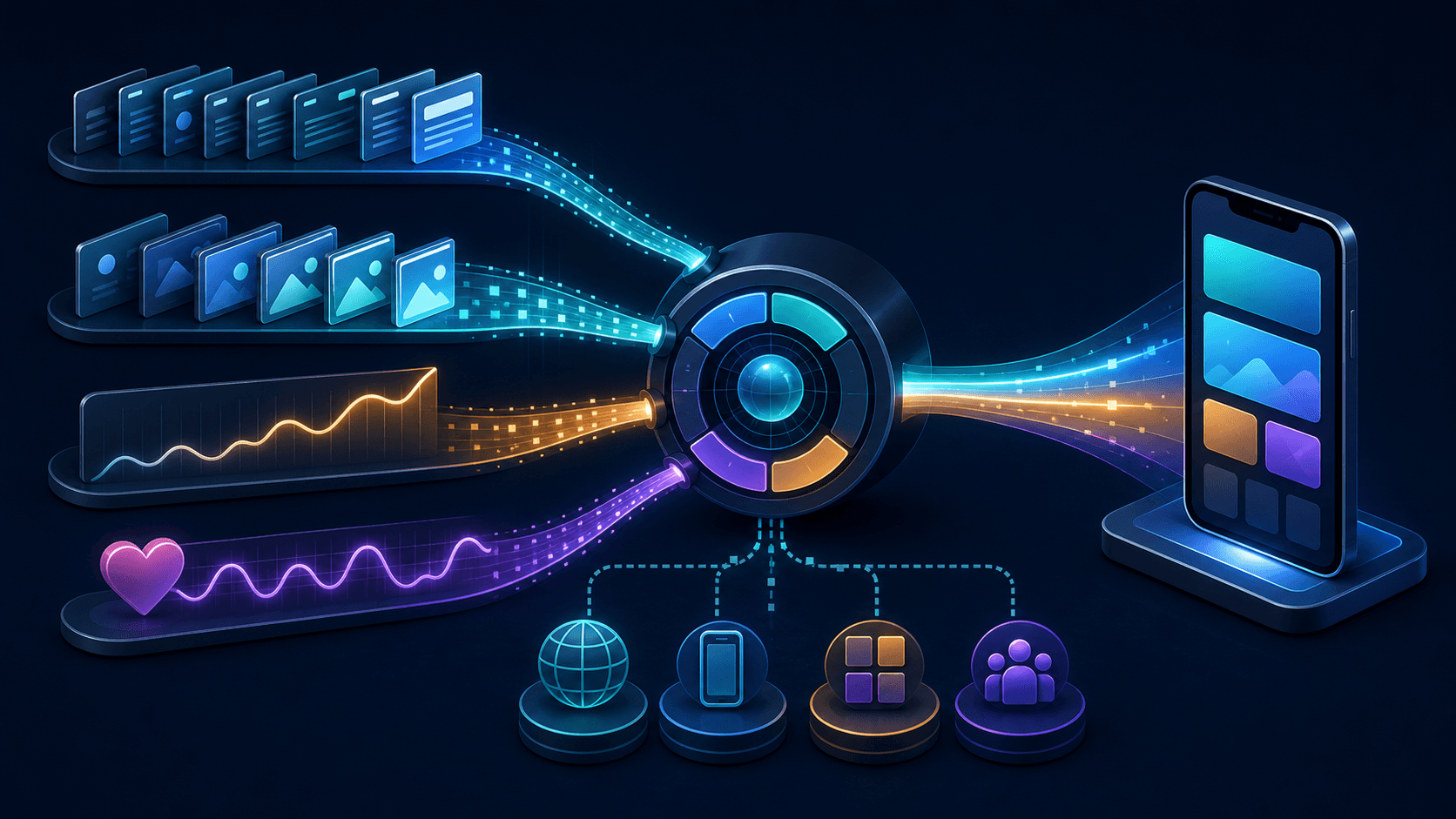 A mobile monetization workflow balancing ad yield, fill rate, revenue, and retention